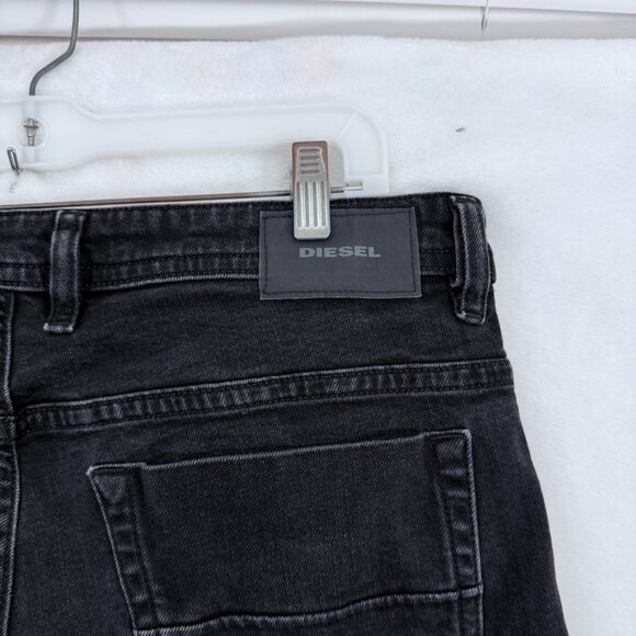 Diesel Thommer X Jeans Mens 34x30 Black Slim Skinny Stretch - Picture 12 of 14